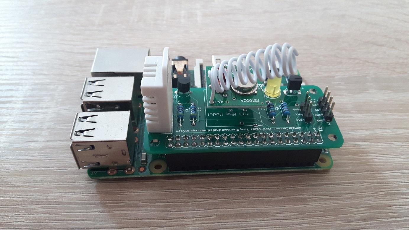 SensorConnect Zero Shield mit herausgeführten Anschlüssen