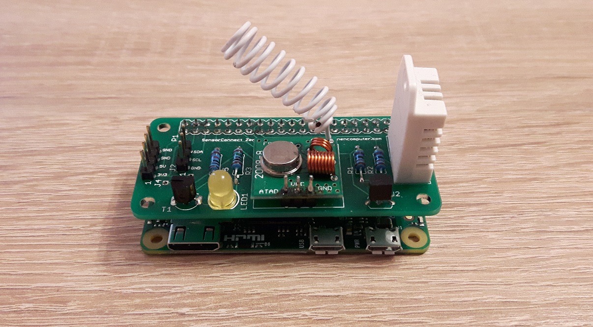 SensorConnect Zero Shield Prototyp von oben