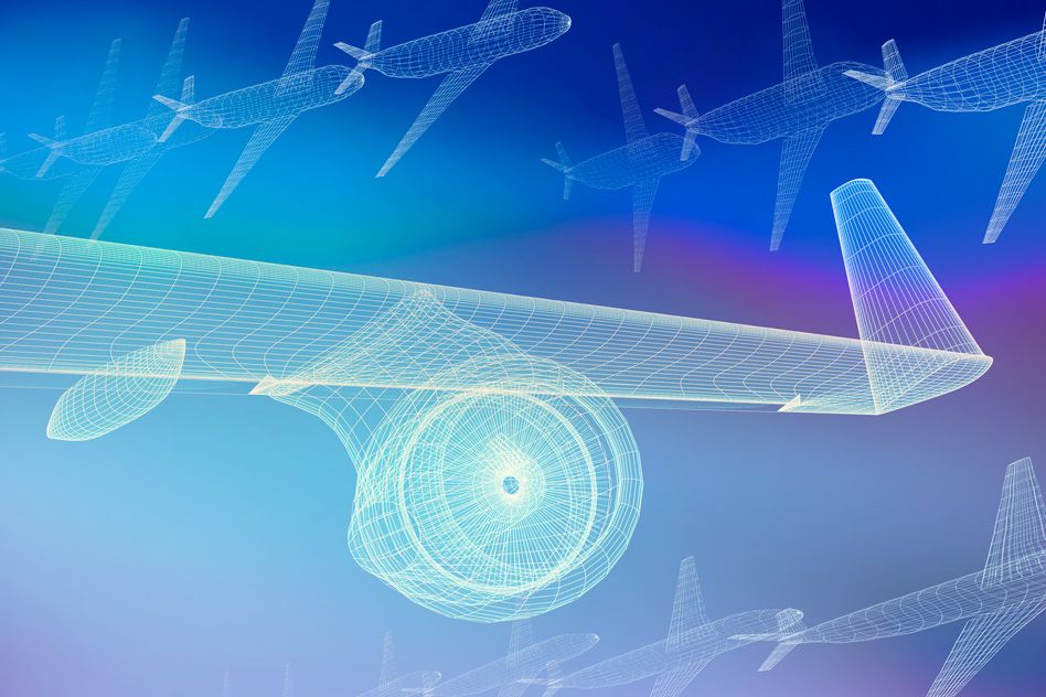 Simit-Simulationen mit Drahtgitter-Flugzeugen - Bild: MIT News