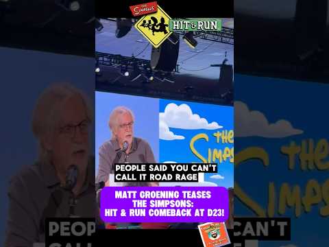 Matt Groening spricht bei D23 2026 über The Simpsons: Hit & Run - Bild: Fletcher Williams / YouTube