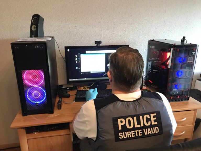 Serveranlagen im Zusammenhang mit dem SPARKS-Verfahren - Bild: Europol