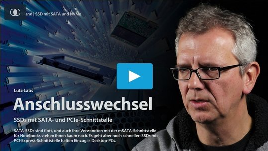 PCIe SSD und NVMe Speicher - Bild: heise online