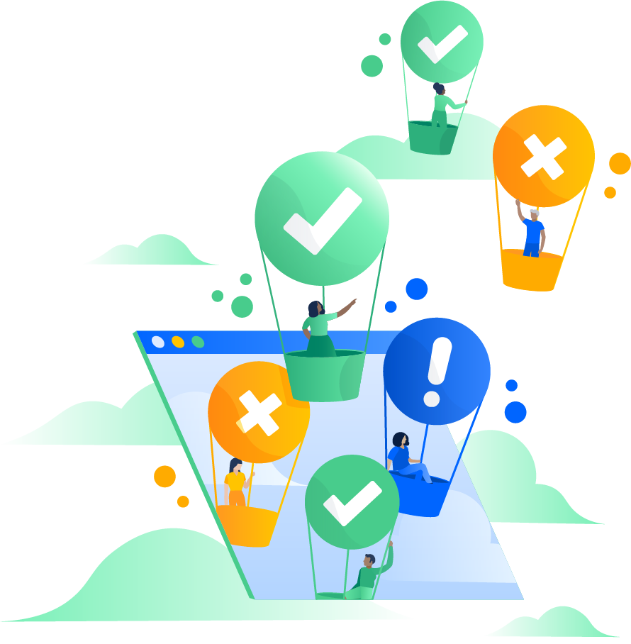Statuspage Darstellung für Dienststatus - Bild: Atlassian