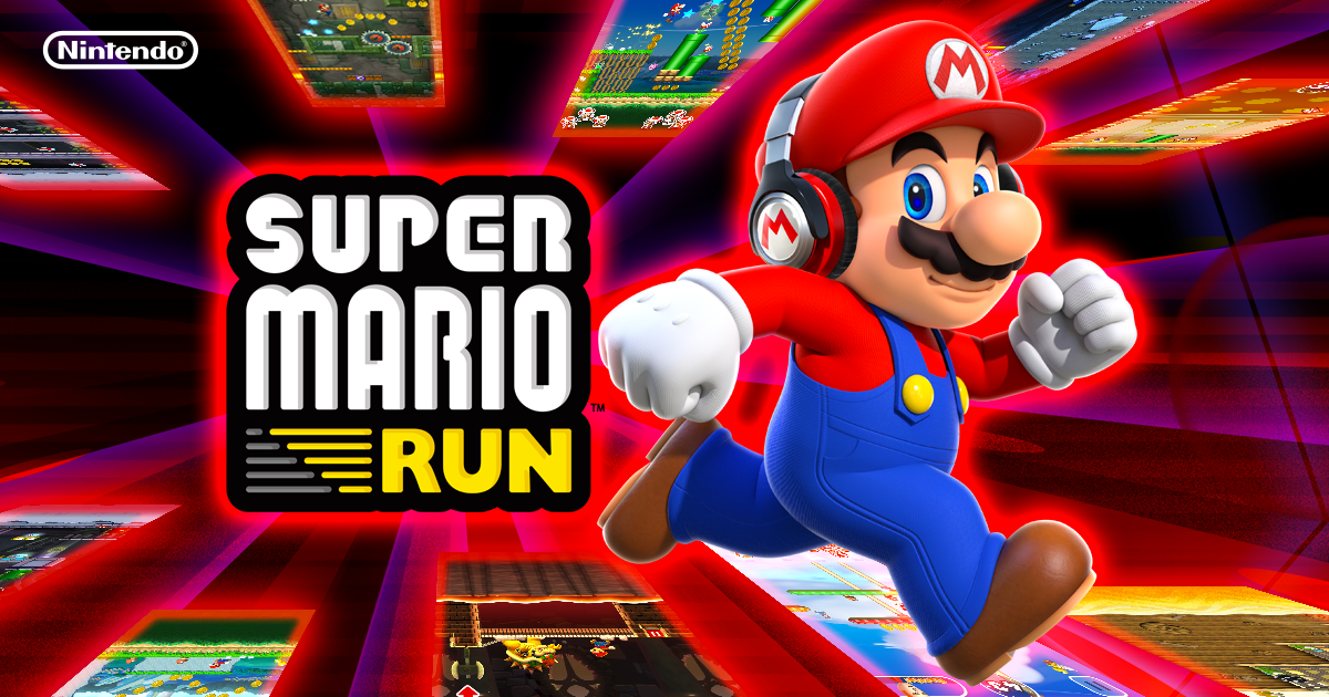 Super Mario Run auf der offiziellen Produktseite