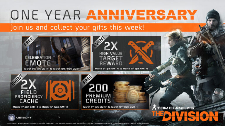 The Division zum ersten Jahrestag und die angekündigten Inhalte für Jahr zwei
