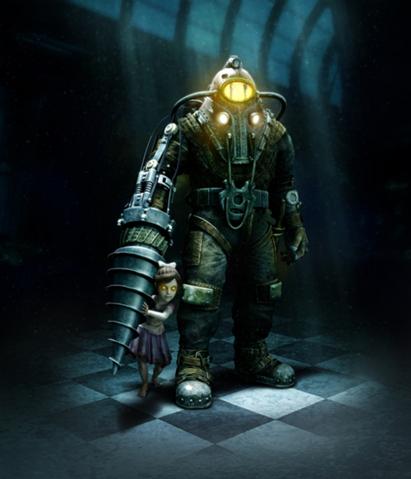BioShock 2 Artwork zum Thema Transhumanismus - Bild: Digitale Spielwiese