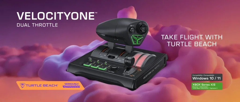 Turtle Beach VelocityOne H.O.T.A.S. System mit Flightstick II und Dual Throttle