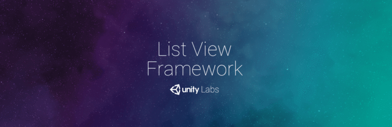 Unity List View Framework für dynamische Listen