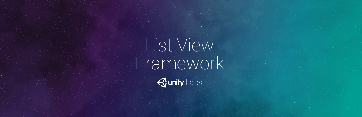 Unity List View Framework für dynamische Listen