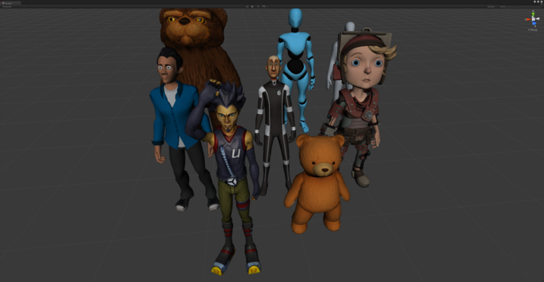 Mecanim Humanoid Rig und Muscle Space - Bild: Unity