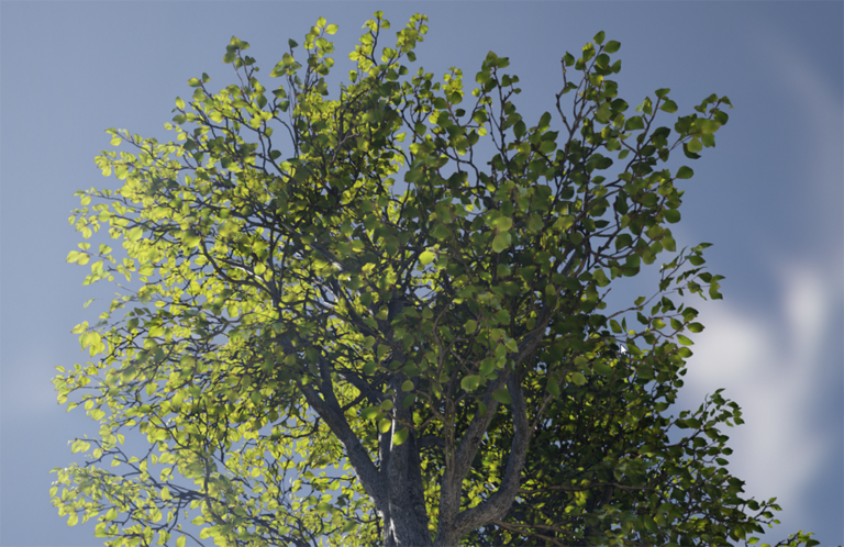 Foliage Shading Model der Unreal Engine 4.7