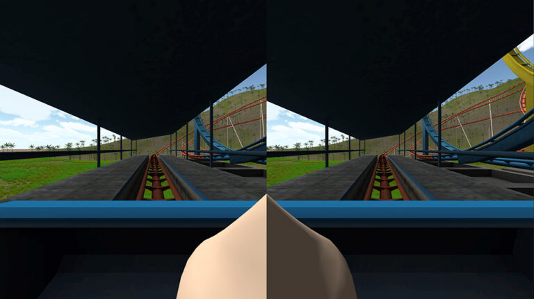 Virtuelle Nase in einer Virtual-Reality-Anwendung