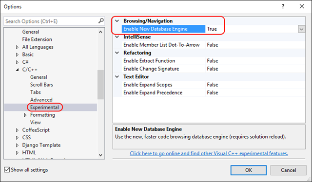 Visual Studio 2015 Update 2 CTP mit geöffneter C++-Entwicklungsumgebung - Bild: Microsoft Visual Studio Blog