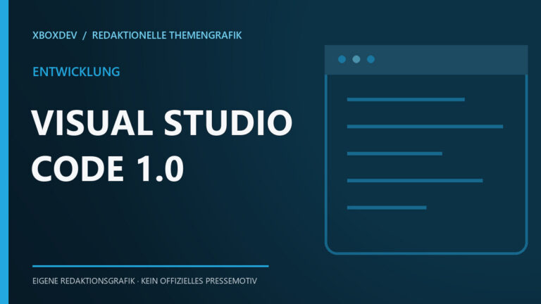 Visual Studio Code 1.0 - Bild: Microsoft
