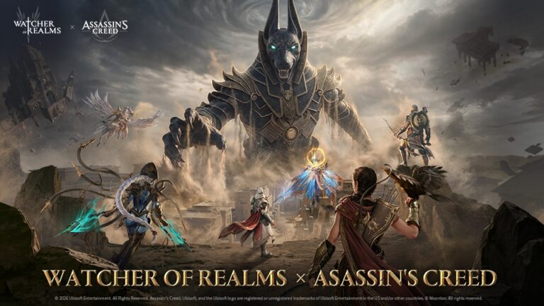 Watcher of Realms und Assassin's Creed in gemeinsamer Spielszene - Bild: Moonton Games