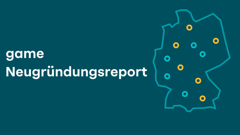 Grafik zum game Neugründungsreport für Games-Unternehmen in Deutschland