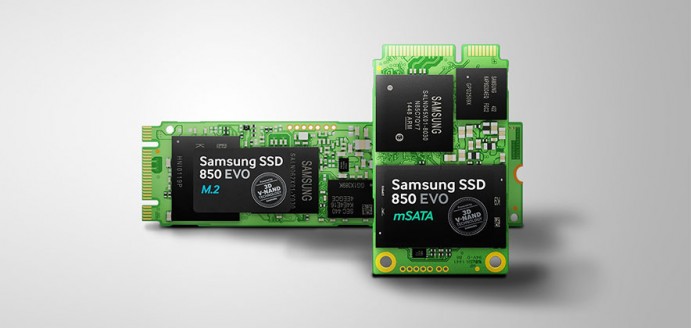 Samsung 850 EVO im M.2- und mSATA-Format