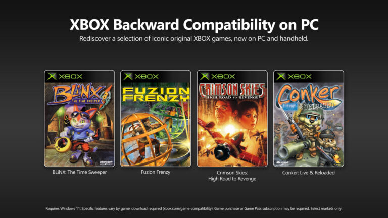 Xbox Backward Compatibility on PC: Microsoft bringt erste Xbox-Klassiker auf Windows-Rechner