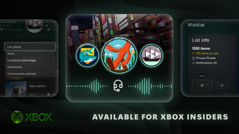 Xbox Insider mit Funktionen für Spielaufnahmen, Cloud-Speicher und Wunschlisten