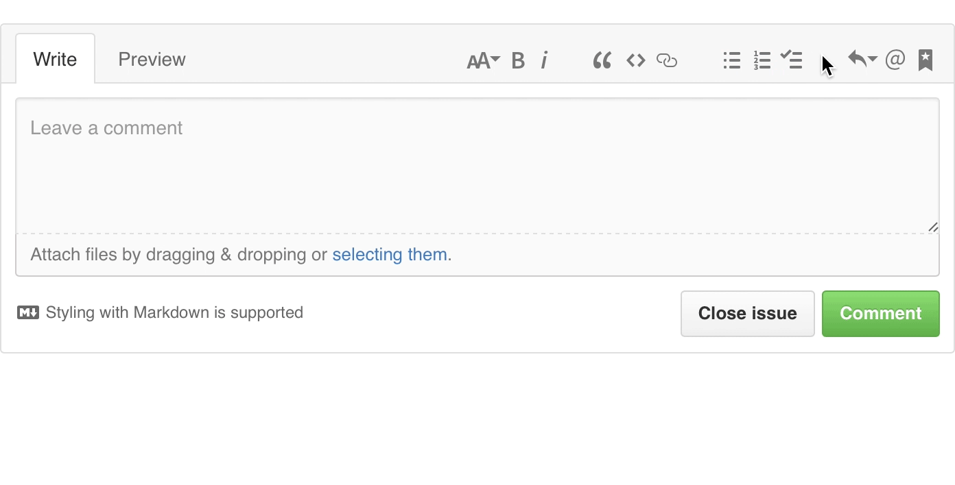 GitHub Saved Replies für Issues und Pull Requests - Bild: GitHub