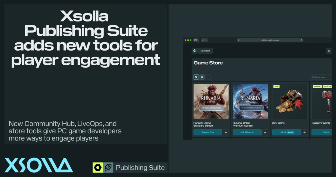 Xsolla Publishing Suite für PC-Studios - Bild: Xsolla