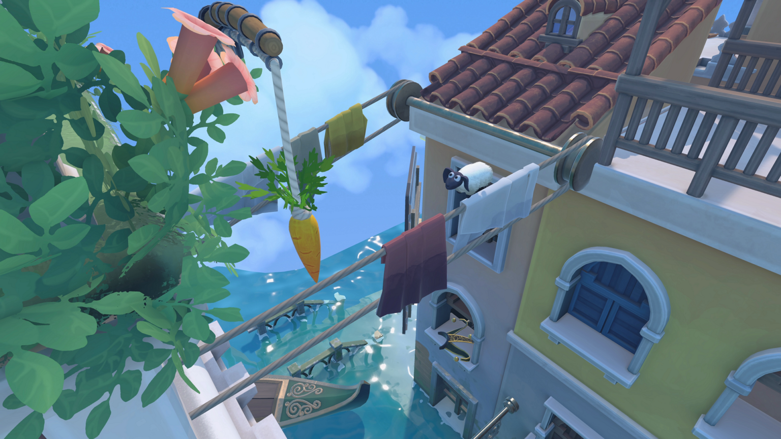 Tiny Flock mit Schafen in einer Diorama-Welt - Bild: No Brakes Games