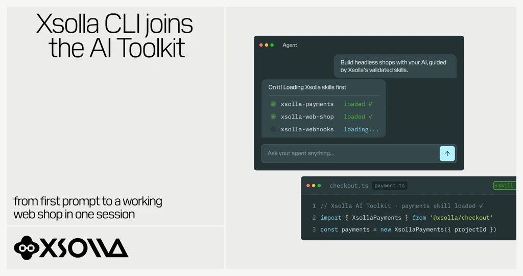 Xsolla CLI und AI Toolkit für Web Shops