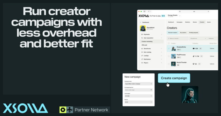 Xsolla Partner Network für Creator-Kampagnen - Bild: Xsolla