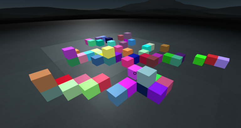Voxel-Demo Aincraft mit A-Frame - Bild: Kevin Ngo / Aincraft