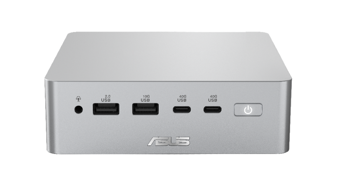 ASUS Ascent QN10 Mini-PC in der offiziellen Produktansicht - Bild: ASUS