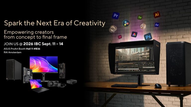 ASUS-ProArt-Systeme für die IBC 2026 - Bild: ASUS