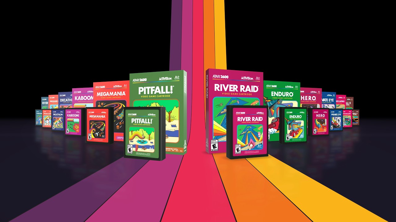 Atari x Activision Collection mit Atari-2600-Cartridges - Bild: Atari