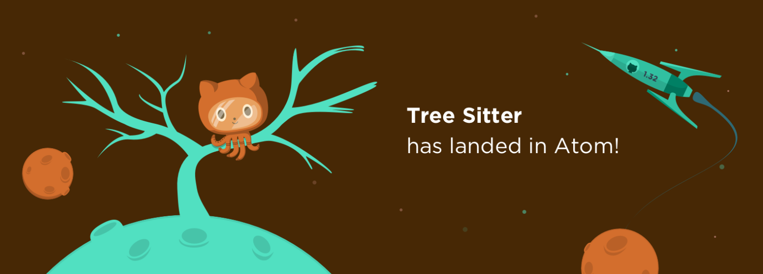 Atom 1.32 mit Tree-sitter-Codeanalyse - Bild: Atom Blog
