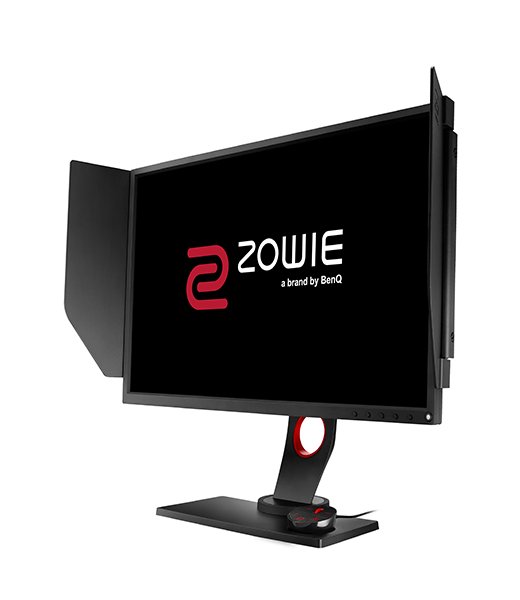 BenQ ZOWIE XL2540 mit 240-Hz-Display und seitlichen Abschirmungen