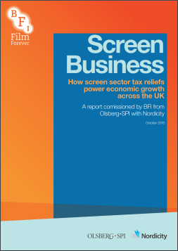 Titelbild des BFI-Berichts Screen Business 2018 - Bild: BFI und Ukie