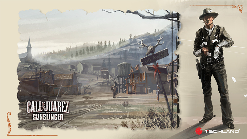 Call of Juarez: Gunslinger Konzeptgrafik - Bild: Techland