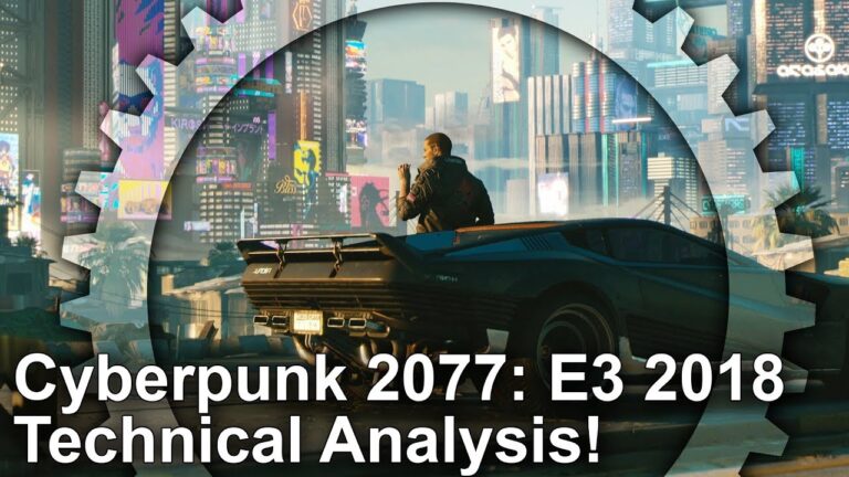Cyberpunk 2077 E3 2018 technische Analyse von Digital Foundry - Bild: Digital Foundry