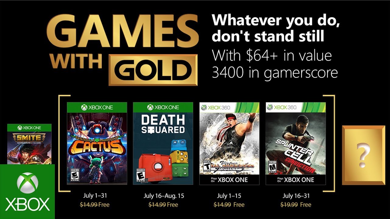 Games with Gold Auswahl für Xbox One und Xbox 360 im August 2018 - Bild: Xbox Wire