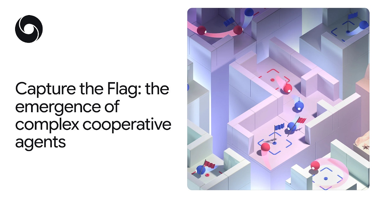 DeepMind-Agenten im Capture-the-Flag-Modus von Quake III Arena