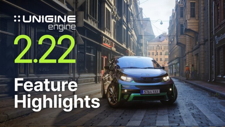Offizielles Titelmotiv des Videos zu den Funktionen von Unigine Engine 2.22 - Bild: Unigine