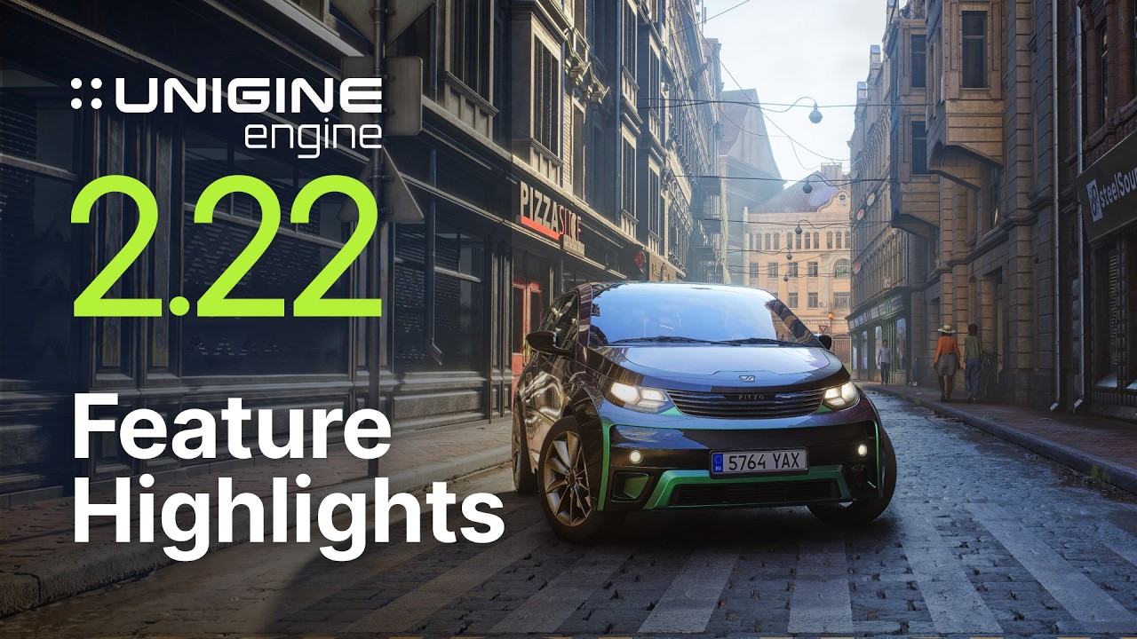 Offizielles Titelmotiv des Videos zu den Funktionen von Unigine Engine 2.22 - Bild: Unigine