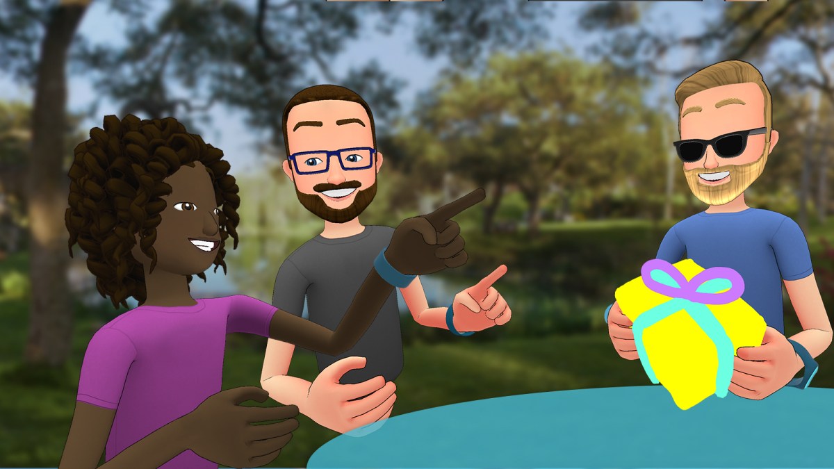 Facebook Spaces in einer virtuellen Umgebung - Bild: Facebook