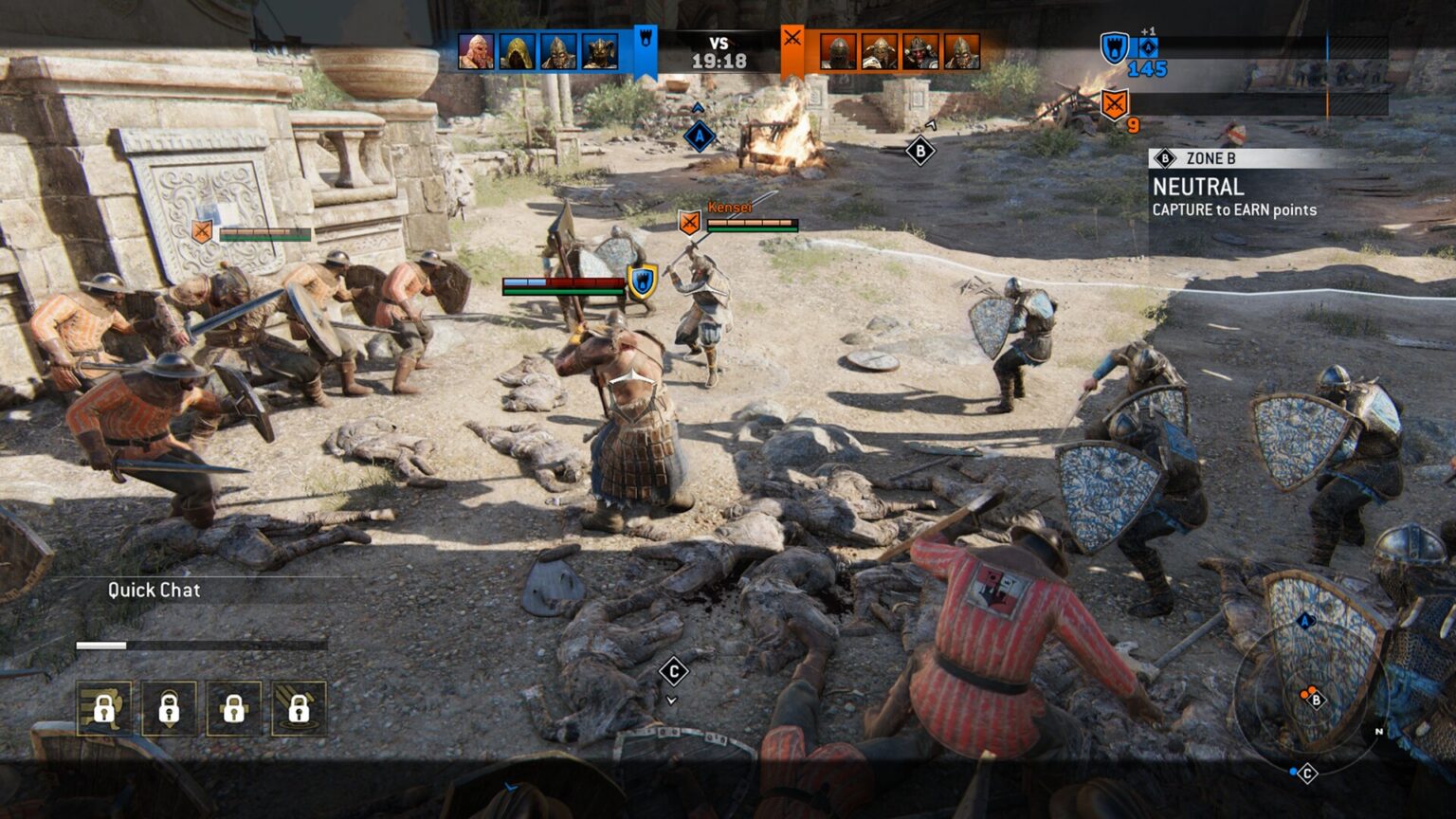 Kampfszene aus For Honor im offiziellen Screenshot von Ubisoft