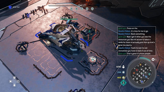 Game Chat Transcription: Texteinblendung in Halo Wars 2 - Bild: Microsoft