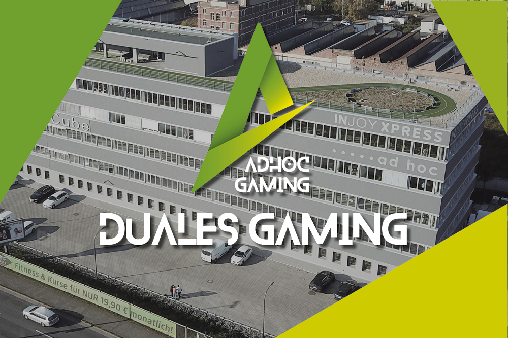Duales Gaming von ad hoc gaming im eSport-Leistungszentrum Gera - Bild: Games-Career Blog