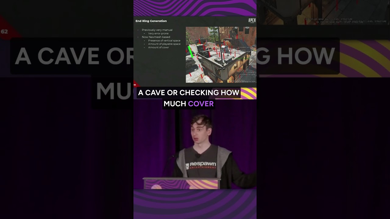 GDC 2026: Apex-Legends-Team zeigt Navmesh für den Endring GDC-Rewind-Ausschnitt zur Navmesh- und Endring-Erzeugung in Apex Legends - Bild: GDC Festival of Gaming