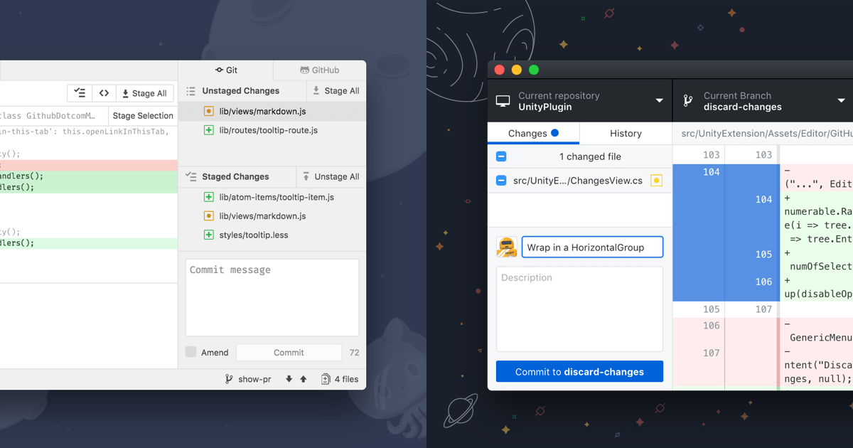 GitHub Desktop Beta - Bild: GitHub