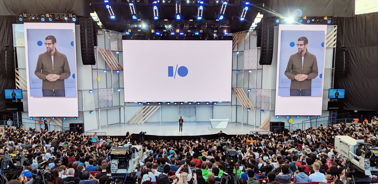 Google I/O 2018 mit ADT-2 Entwicklergerät für Android TV - Bild: Google
