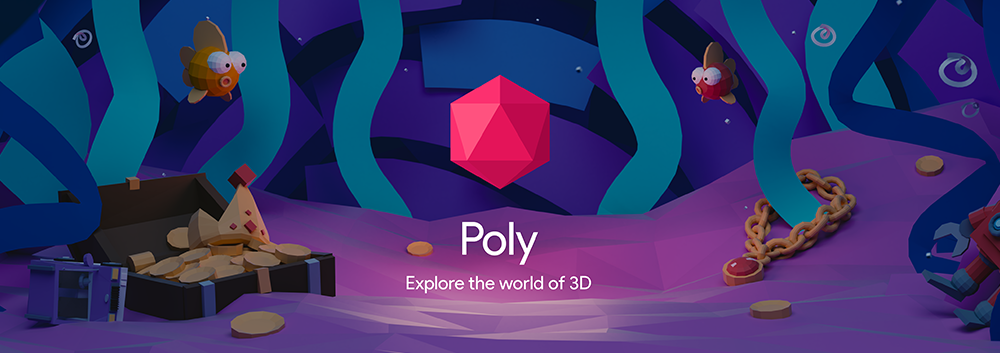 Google Poly mit 3D-Objekten für AR und VR