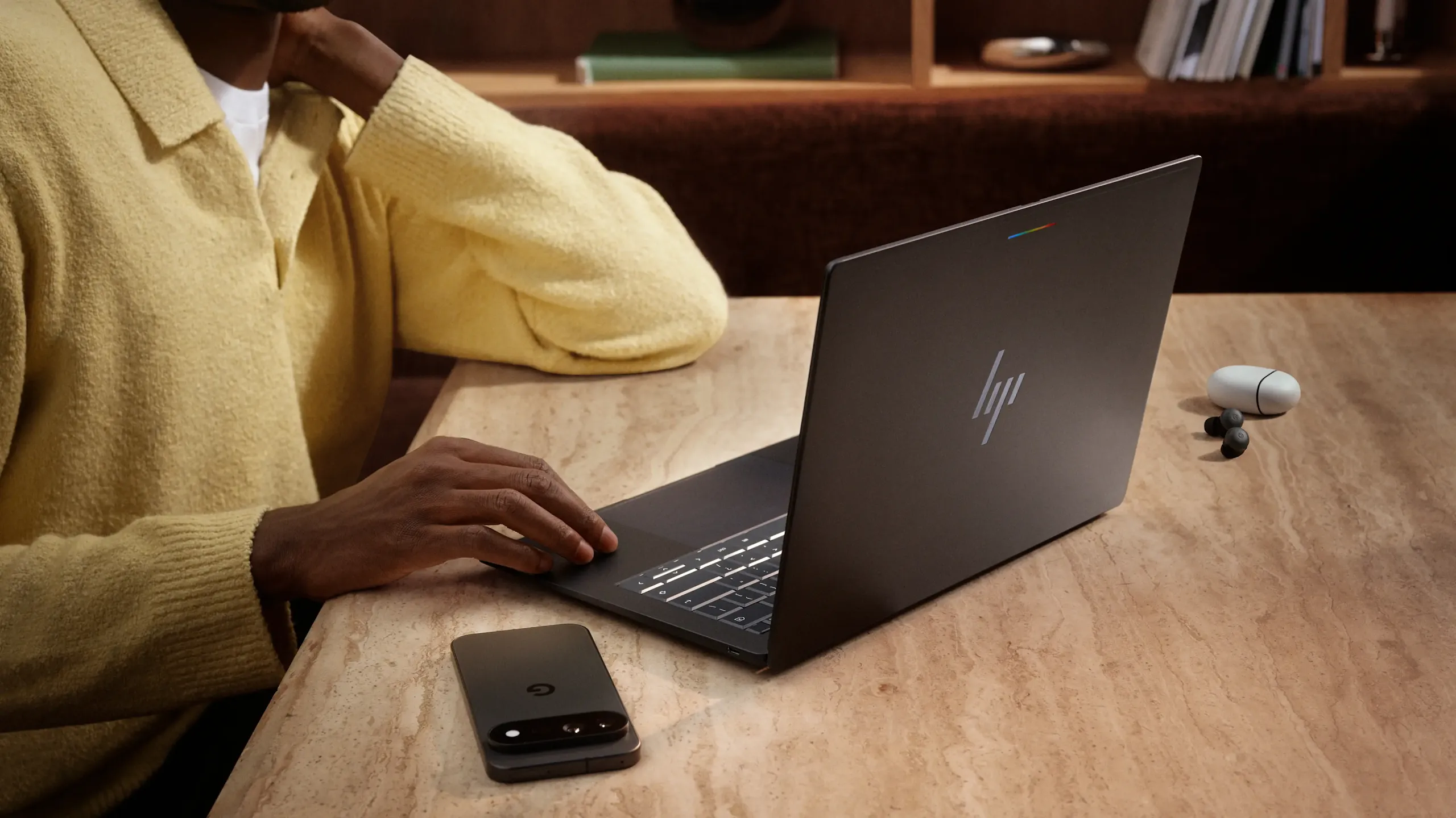 Googlebooks: Vier Notebook-Modelle ab 1.199 Euro im Vergleich HP Googlebook als Beispiel aus Googles Notebook-Angebot - Bild: Google